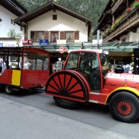 Kindertreintje door Mayrhofen